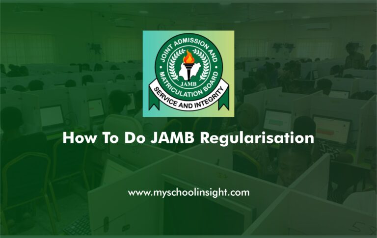 JAMB Regularisation