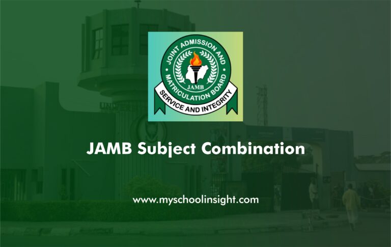 JAMB Subject Combination