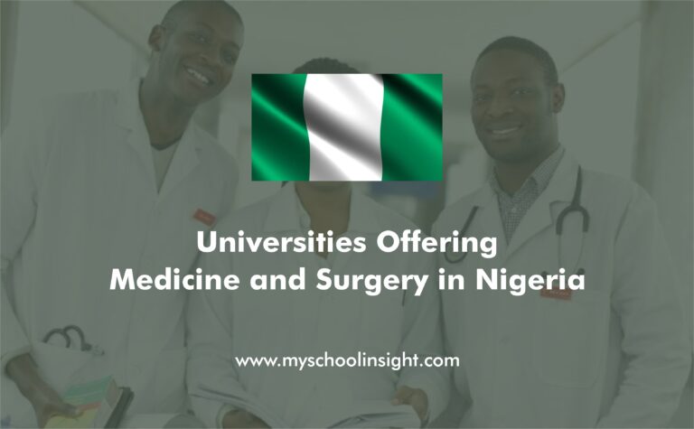 Universities Offering Medicine and Surgery in Nigeria
