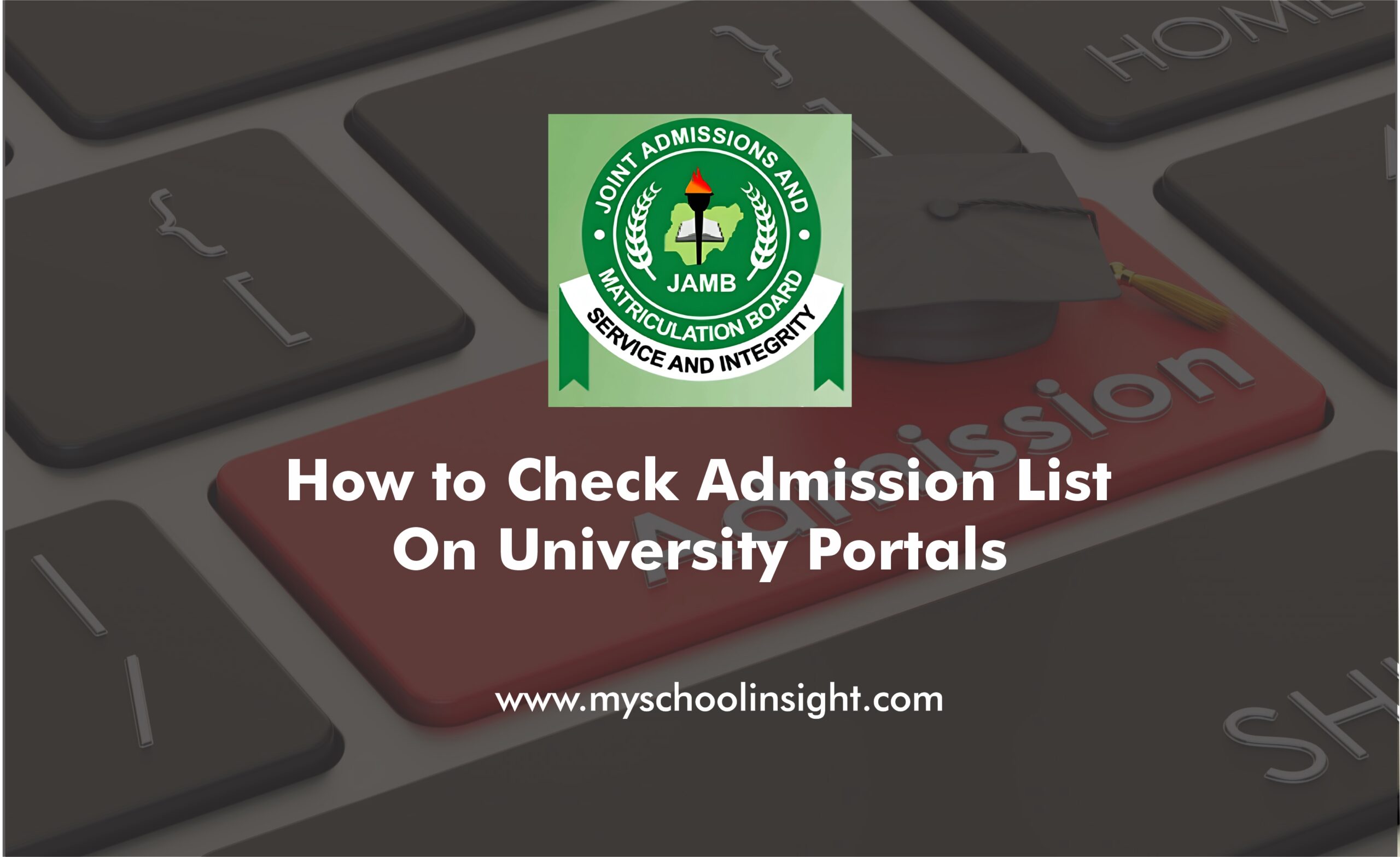 How to Check Admission List